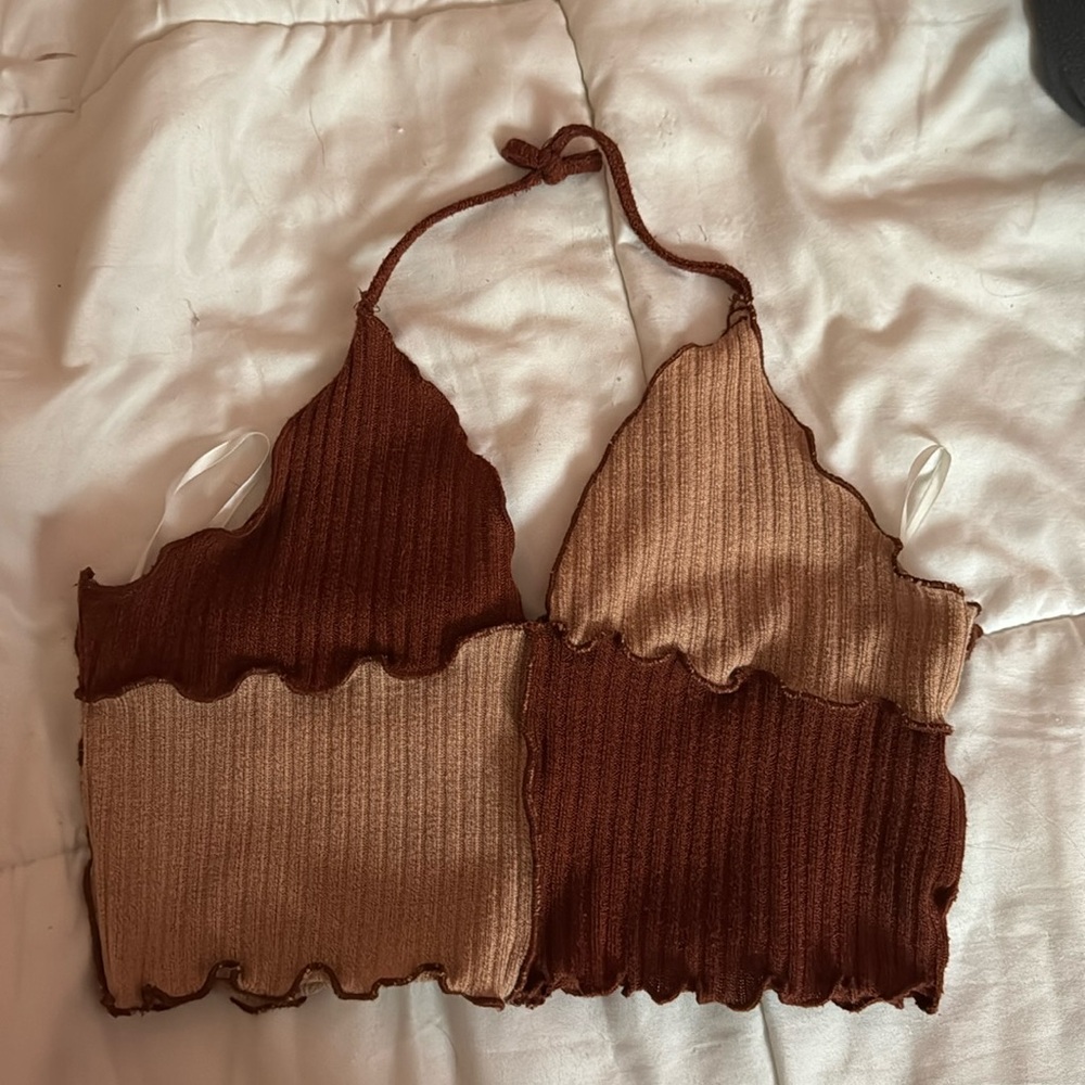 brown top from shein